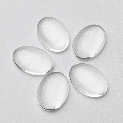 Transparent Glass Cabochons GGLA-G011-1