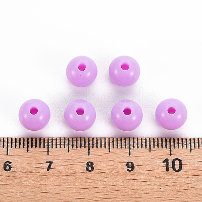 Opaque Acrylic Beads X-MACR-S370-C8mm-A03-1