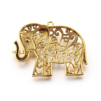 Tibetan Style Alloy Big Pendants TIBEP-29-AG-LF-1