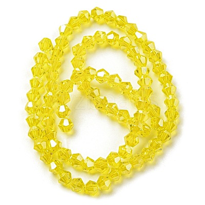 Transparent Electroplate Glass Beads Strands EGLA-A039-T3mm-A21-1