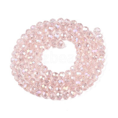 Electroplate Glass Beads Strands EGLA-A044-T4mm-B22-1