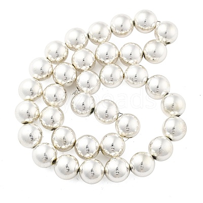 Synthetic Magnetic Hematite Beads Strands G-M095-B01-01P-1