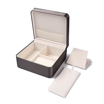 PU Leather Jewelry Set Boxes CON-Z005-02A-1