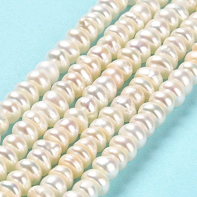 Natural Cultured Freshwater Pearl Beads Strands PEAR-J007-01-1