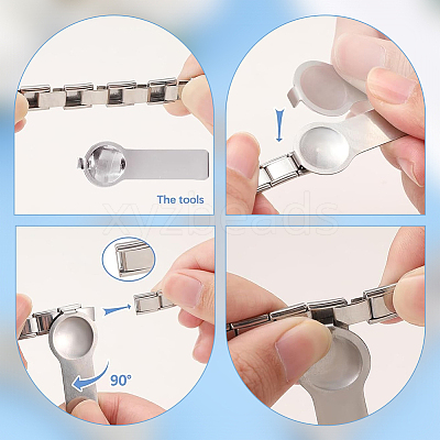 4Pcs 304 Stainless Steel Jewerly Tool TOOL-UN0001-36-1