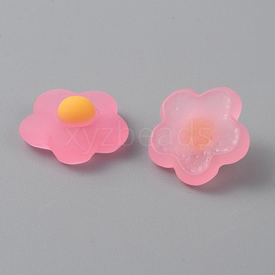 Spring Theme Translucent Resin Cabochons RESI-TAC0016-10C-1