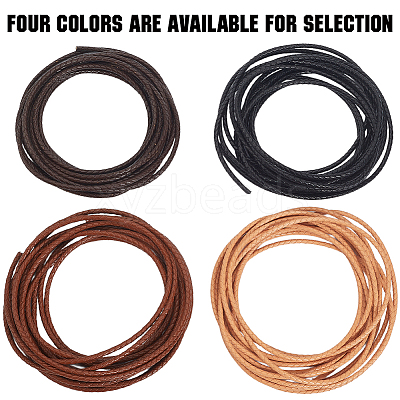 5M Round Braided Cowhide Letter Cord WL-GF0001-34B-03-1