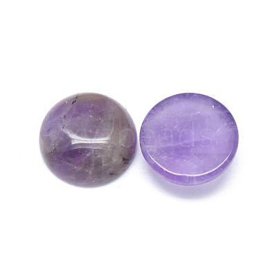 Natural Amethyst Cabochons G-G788-B-07-1