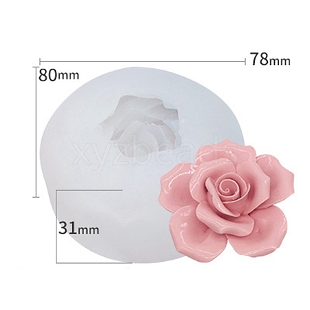 Food Grade Three Trust Flower DIY Candle Silicone Molds PW-WG38162-08-1