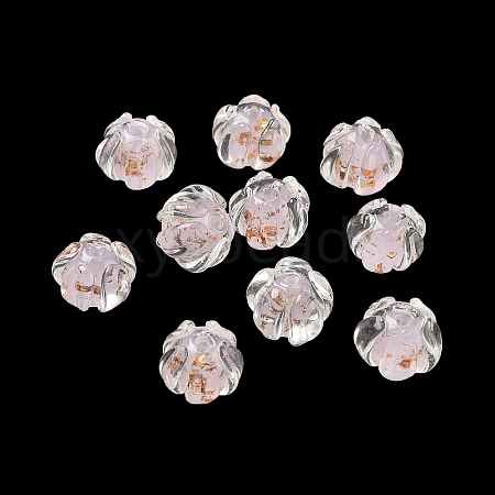 Handmade Gold Foil Lampwork Beads LA-CBABC67-01A-1