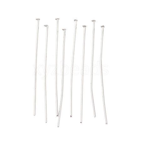 Tarnish Resistant 304 Stainless Steel Flat Head Pins STAS-E023-0.6x35mm-1