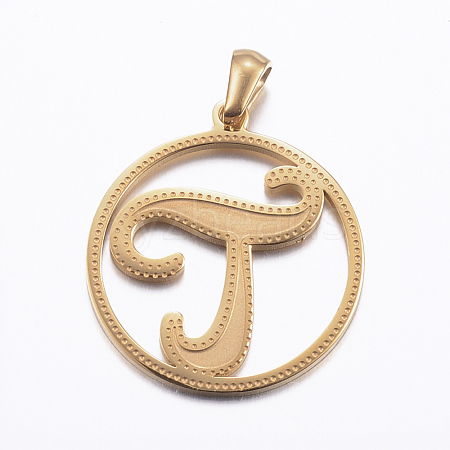 Ion Plating(IP) 304 Stainless Steel Pendants STAS-K162-073G-1