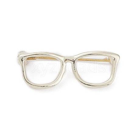 Alloy Eyeglasses Frame Brooch Pin JEWB-M027-03LG-1