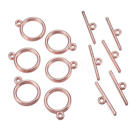 Tibetan Style Toggle Clasps X-TIBE-A12208-RG-NR-1