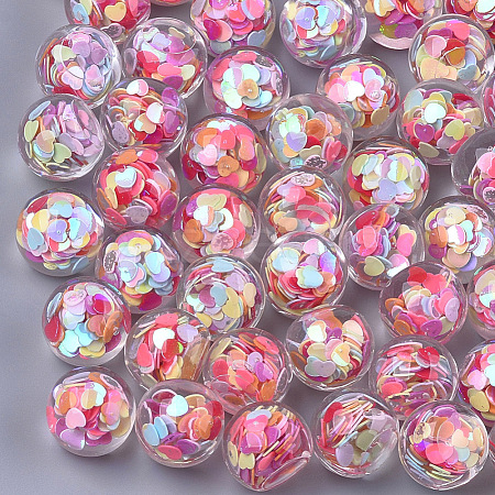 Transparent Acrylic Cabochons MACR-S361-14B-1