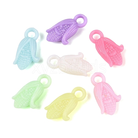 Opaque Plastic Pendants KY-Q010-01-1
