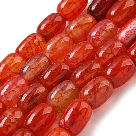 Natural Dragon Veins Agate Beads Strands G-A223-D11-01D-1