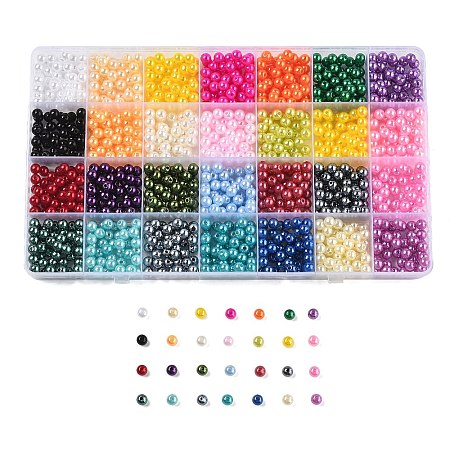 DIY Acrylic & PP Plastic Pearl Beads Jewelry Making Finding Kit DIY-L073-05A-1