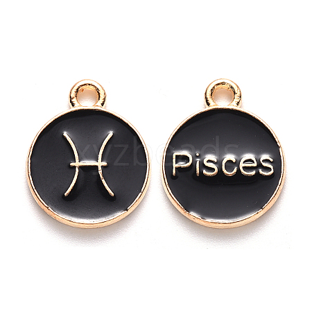 Alloy Enamel Pendants LS-ENAM-S124-01A-08H-1