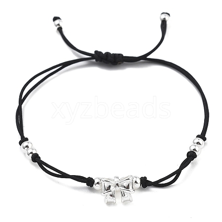 Nylon Thread Braided Bead Bracelets BJEW-JB11212-03-1