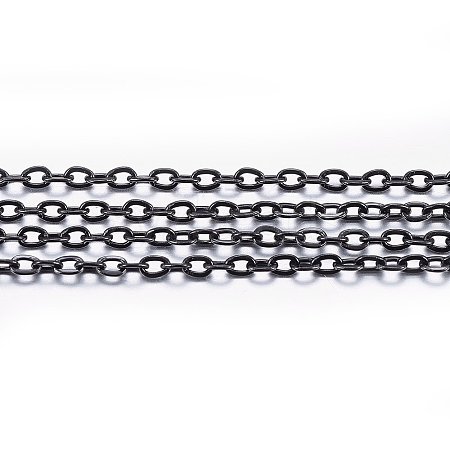 Handmade 304 Stainless Steel Cable Chains STAS-P213-05B-02-1