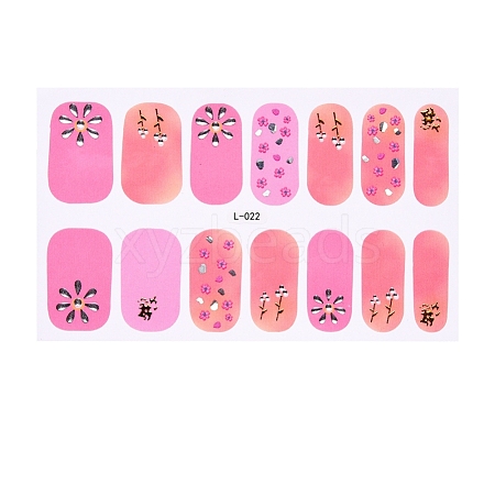 Glitter Full Cover Imitation Diamond Glass Diamond Nail Stickers MRMJ-T072-L022-1