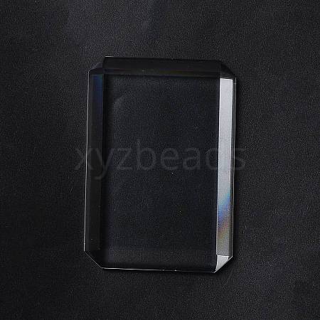 Glass Chinese Calligraphy Paper Weight Cast AJEW-WH0596-645-1