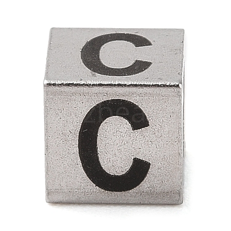 Tarnish Resistant 201 Stainless Steel European Beads LS-STAS-M058-01C-P-1