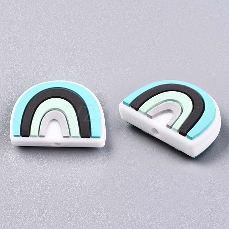 Food Grade Eco-Friendly Silicone Focal Beads SIL-N002-09B-1