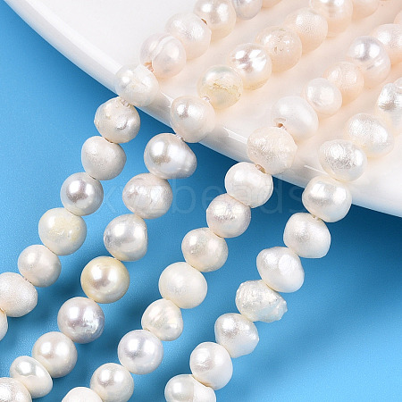 Natural Cultured Freshwater Pearl Beads Strands X-PEAR-N013-05H-1
