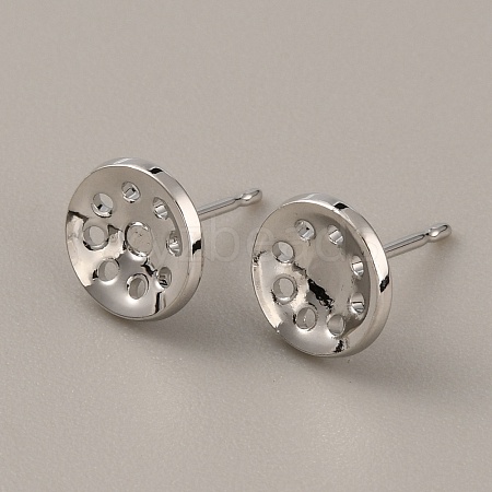 Brass Earring Finding KK-WH0035-78P-1