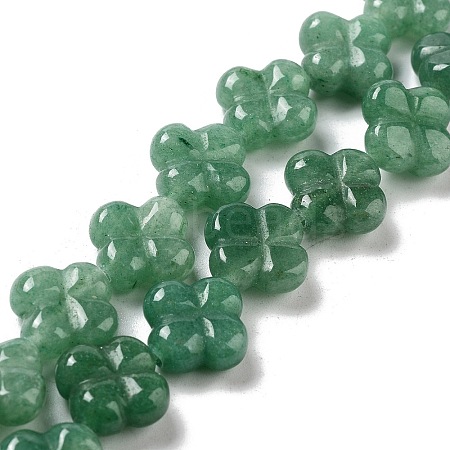 Natural Green Aventurine Beads Strands G-P520-A02-01-1