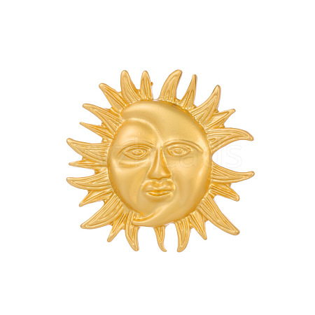 Sun God Brooch Pin JEWB-Z031-10G-1