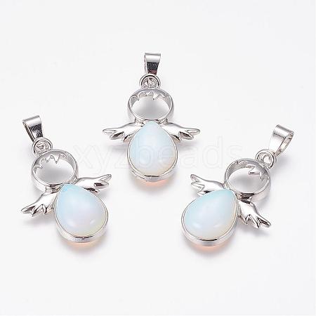 Opalite Pendants G-G651-A12-1