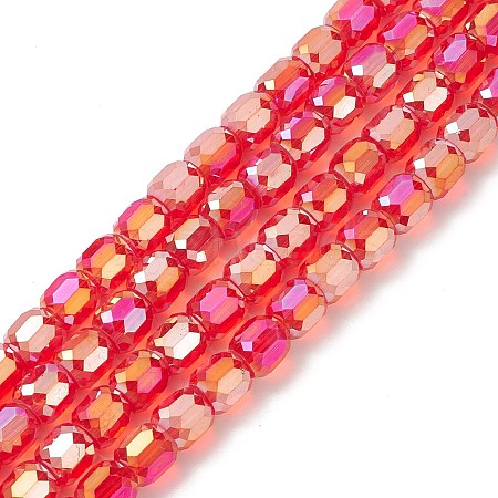 AB Color Plated Glass Beads GLAA-F108-12B-05-1