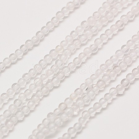 Grade AA Natural Quartz Crystal Round Beads Strands X-G-A130-2mm-30-1