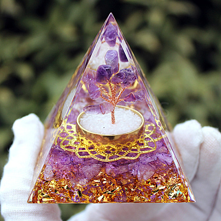 Orgonite Pyramid Resin Energy Generators PW-WG427A5-07-1