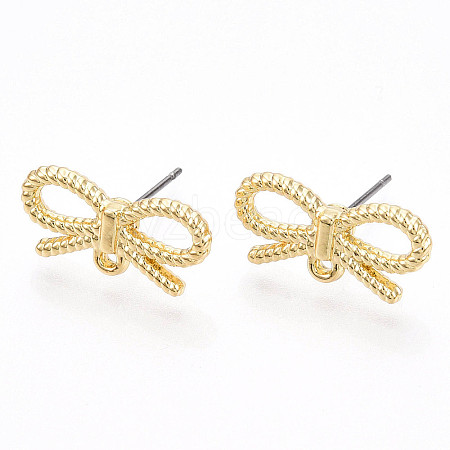 Alloy Ear Studs MAK-T011-01G-1