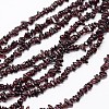 Chips Natural Garnet Beads Strands X-G-N0164-47-1