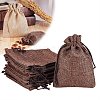 Burlap Packing Pouches Drawstring Bags ABAG-PH0001-14x10cm-10-3