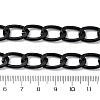 Oxidation Aluminum Faceted Curb Chains CHA-TAC0003-01EB-C-2