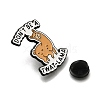 Animal Safety Don't be a Twat-lama Enamel Pins JEWB-L016-07EB-06-2