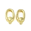 Brass Spring Gate Rings KK-B089-13G-1