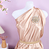 Brass Rhinestone Applique DIY-FG0009-88A-4