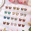 12 Pairs Alloy Enamel Dangle Earrings EJEW-JE06285-1