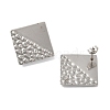 304 Stainless Steel Stud Earrings Findings LS-EJEW-R151-01P-04-2