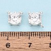 925 Sterling Silver Micro Pave Clear Cubic Zirconia Charms STER-N017-17B-S-4