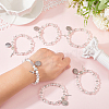 3Pcs 304 Stainless Steel Charm Bracelets BJEW-PH01939-3