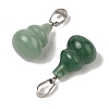 Natural Green Aventurine Pendants G-B127-03P-12-2