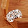 Vintage Elegant Fashion Style Brass Hollow Out Metal Rings RJEW-EE0002-006P-D-7
